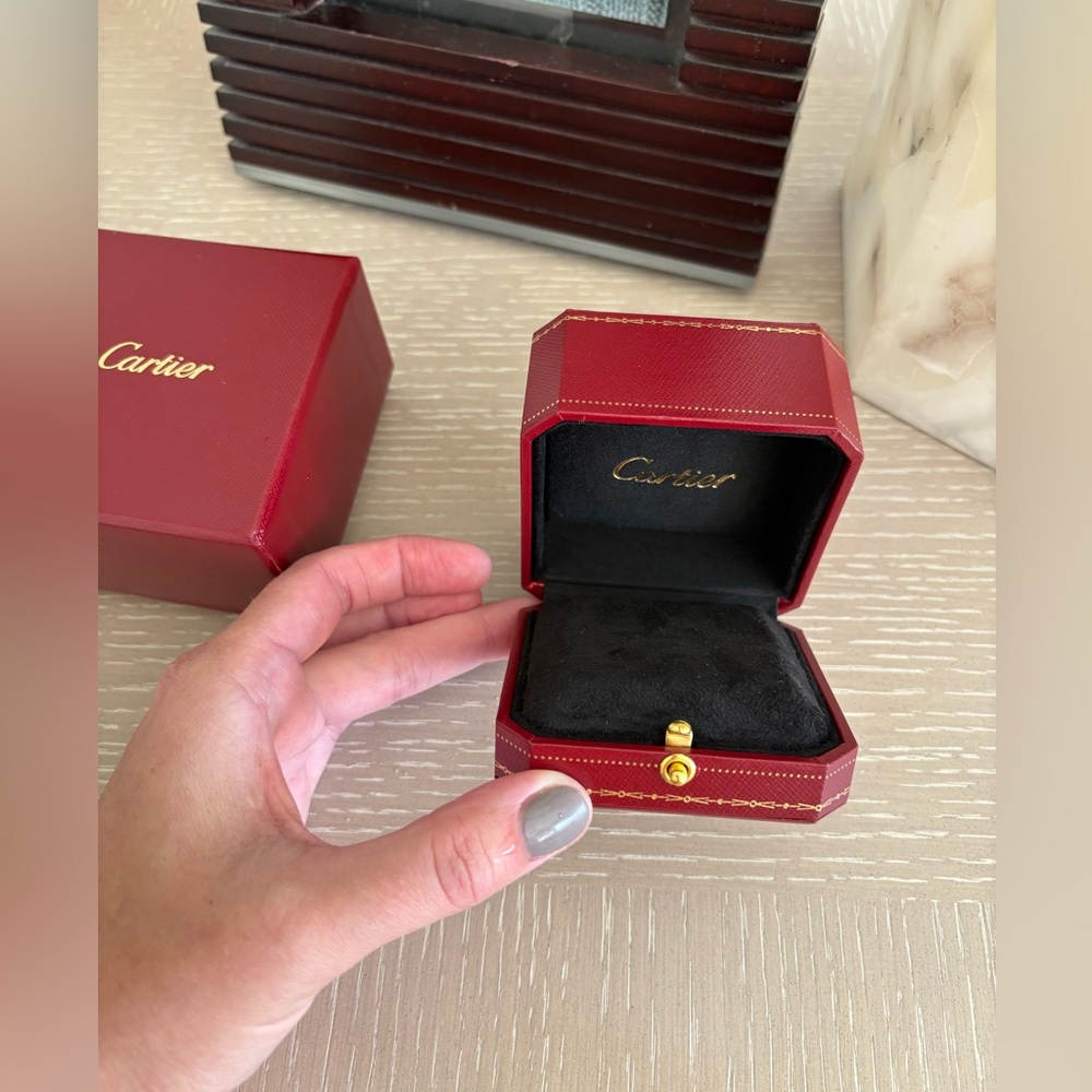 Cartier Signature Love Ring Box Red Case - Picture 5 of 8